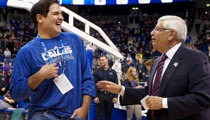 Ein Herz und eine Seele: Marc Cuban (l.) und David Stern