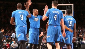 Russell Westbrook orchestrierte die Thunder-Offense gegen die Knicks mit meisterhafter Hand