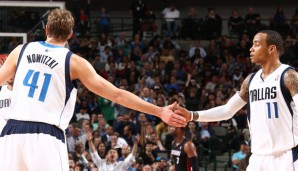 Nowitzki und Ellis sind wichtige Stützen im Spiel der Dallas Mavericks