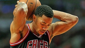 Chicagos Superstar Derrick Rose verletzte sich Anfang der Saison am Meniskus