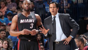 Erik Spoelstra hat Heat-Superstar Dwyane Wade dessen komplette Profikarriere über begleitet