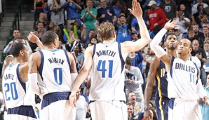 Dirk Nowitzki und die Dallas Mavericks konnten mit den Pacers das nächste Top-Team schlagen