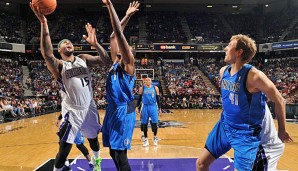 DeMarcus Cousins (l.) zeigte gegen die Dallas Mavericks eine überragende Leistung