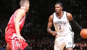 Joe Johnson führte seine Nets zum Sieg über Houston - und damit in die Playoffs