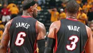 Dwyane Wade und LeBron James dominierten das letzte Viertel