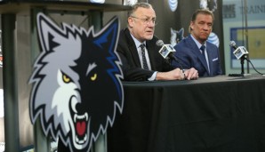 Flip Saunders (r.) soll bei den Wolves auf den zurückgetretenen Rick Adelman folgen