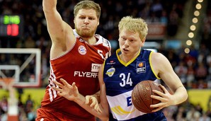 Philipp Neumann (r.) hofft auf eine Chance in der NBA