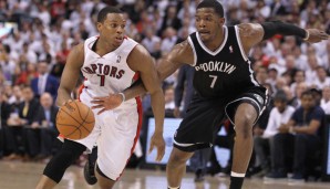 Kyle Lowry (r.) wechselte 2012 aus Houston zu den Toronto Raptors