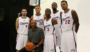 Die Clippers spielen das zweite Jahr unter Doc Rivers (2.v.l.)