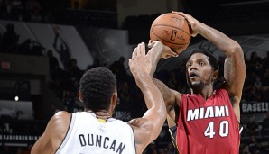 Udonis Haslem und die Heat gingen im Rematch als Sieger vom Parkett