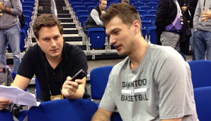 SPOX-Redakteur Marc-Oliver Robbers traf Tiago Splitter in Berlin am Rande der Global Games