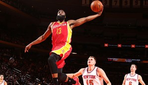 James Harden zeigte gegen die Knicks das ein oder andere Highlight