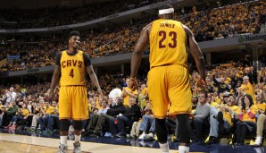 Iman Shumpert (l.) wechselte aus New York zu LeBron James und den Cavs