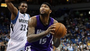 DeMarcus Cousins (r.) entführte mit den Kings den Sieg aus Minnesota