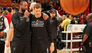 Goran Dragic (r.) wurde von Dwyane Wade in den höchsten Tönen gelobt