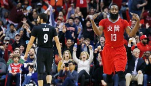 James Harden hatte gegen Minnesota allen Grund zum Feiern