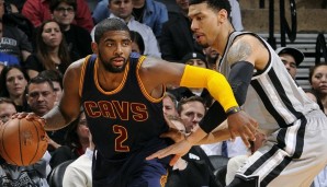 Kyrie Irving (l.) erzielte gegen die Spurs 57 Punkte