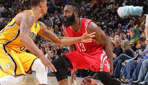 James Harden unterstrich einmal mehr seine Ansprüche auf den MVP-Award