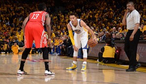 Das Duell zwischen MVP und Vize ging in Spiel 5 ganz eindeutig an Stephen Curry