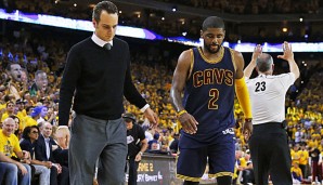 Kyrie Irving humpelte in der Verlängerung in die Kabine