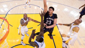 Anthony Davis (M.) wurde 2012 an erster Stelle von den Pelicans gedraftet