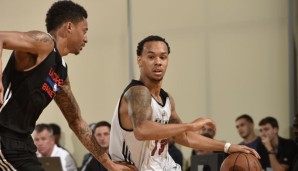 Shabazz Napier (r.) geht in seine zweite Saison mit den Miami Heat