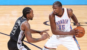 Kevin Durant und Kawhi Leonard schenkten sich nicht einen Zentimeter