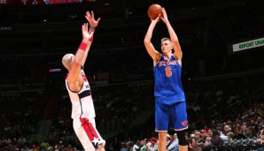 Kristaps Porzingis (r.) soll für die Knicks starten