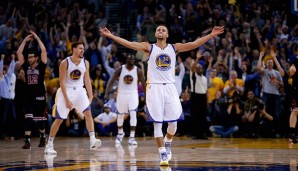 Stephen Curry und die Golden State Warriors schlugen auch die Chicago Bulls