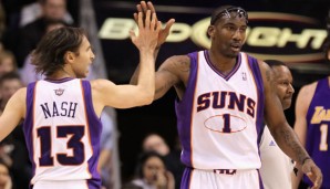 Amar'e Stoudemire (r.) und Steve Nash bildeten ein überragendes Duo