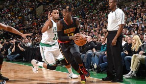 Dennis Schröder zauberte gegen die Celtics eine starke Leistung aufs Parkett