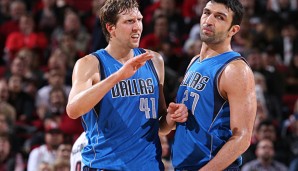 Pachulia und Nowitzki bilden derzeit den Mavs-Frontcourt