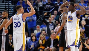 Die Golden State Warriors mit Stephen Curry und Draymond Green bleiben das Maß aller Dinge