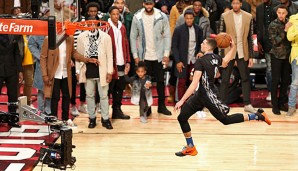 Zach LaVine verteidigte seinen Titel beim Verizon Slam Dunk Contest