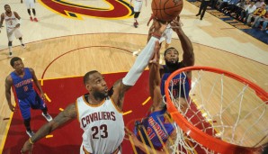 LeBron James blieb gegen die Detroit Pistons und Andre Drummond blass