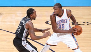 Kevin Durant und Kawhi Leonard sind zwei der besten Forward der Liga