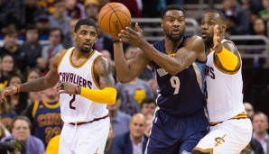 Tony Allen (m.) stellte Kyrie Irving und LeBron James dieses Mal in den Schatten