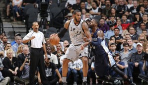 LaMarcus Aldridge erlebte mit seinen Spurs letztendlich einen ruhigen Abend