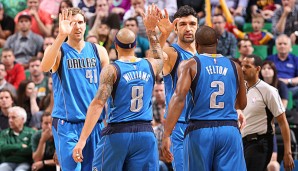 Dirk Nowitzki und Deron Williams waren vor allem fürs Scoring verantwortlich