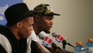 Demnächst beim Def Comedy Jam: Russell Westbrook (l.) und Kevin Durant