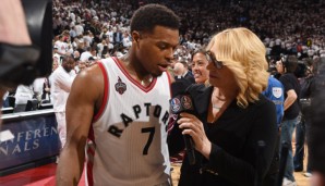 Kyle Lowry nach Spiel 4 im Gespräch mit ESPN-Reporterin Doris Burke