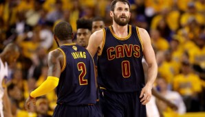 Kevin Love (r.) fehlt den Cavs in Spiel drei