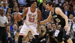 Hassan Whiteside (l.) gehört zu den begehrtesten Free Agents dieses Sommers