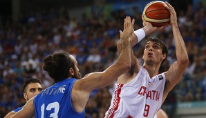 Dario Saric legte für Kroatien ein Double-Double auf