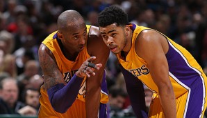 Kobe Bryant nahm schon in der letzten Saison die Rolle des Mentors ein