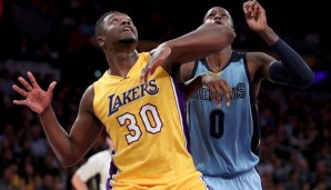 Julius Randle legte in seiner ersten vollen NBA-Saison ein Double-Double auf