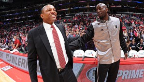 Kevin Garnett besuchte seinen Ex-Coach Doc Rivers in Los Angeles