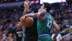 Nikola Pekovic (l.) war schon in der letzten Saison arg verletzungsgebeutelt