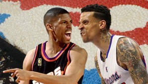 Matt Barnes (r.) neigt zu Aggression, Kevin Johnson (l.) wurde an anderer Stelle zum Pechvogel