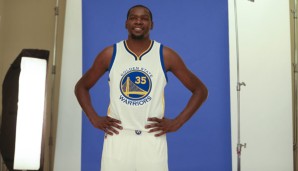 Kevin Durant im Warriors-Trikot